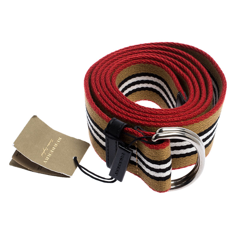 D Ring Belt Icon Stripe - Burberry