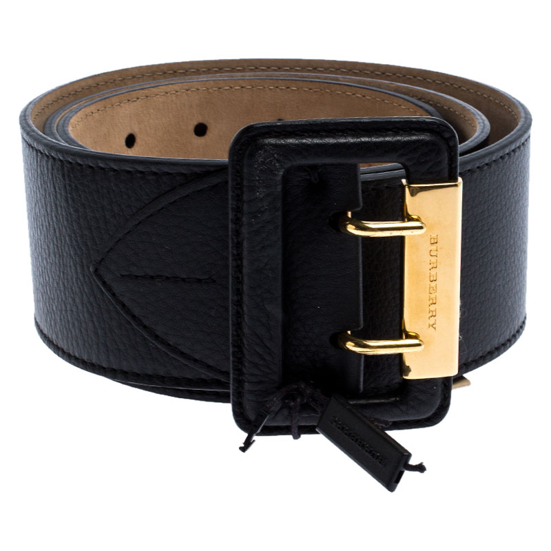 

Burberry Black Leather Cecile Waist Belt