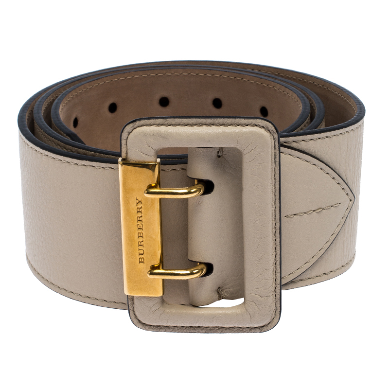 

Burberry Beige Leather Ceceil Waist Belt