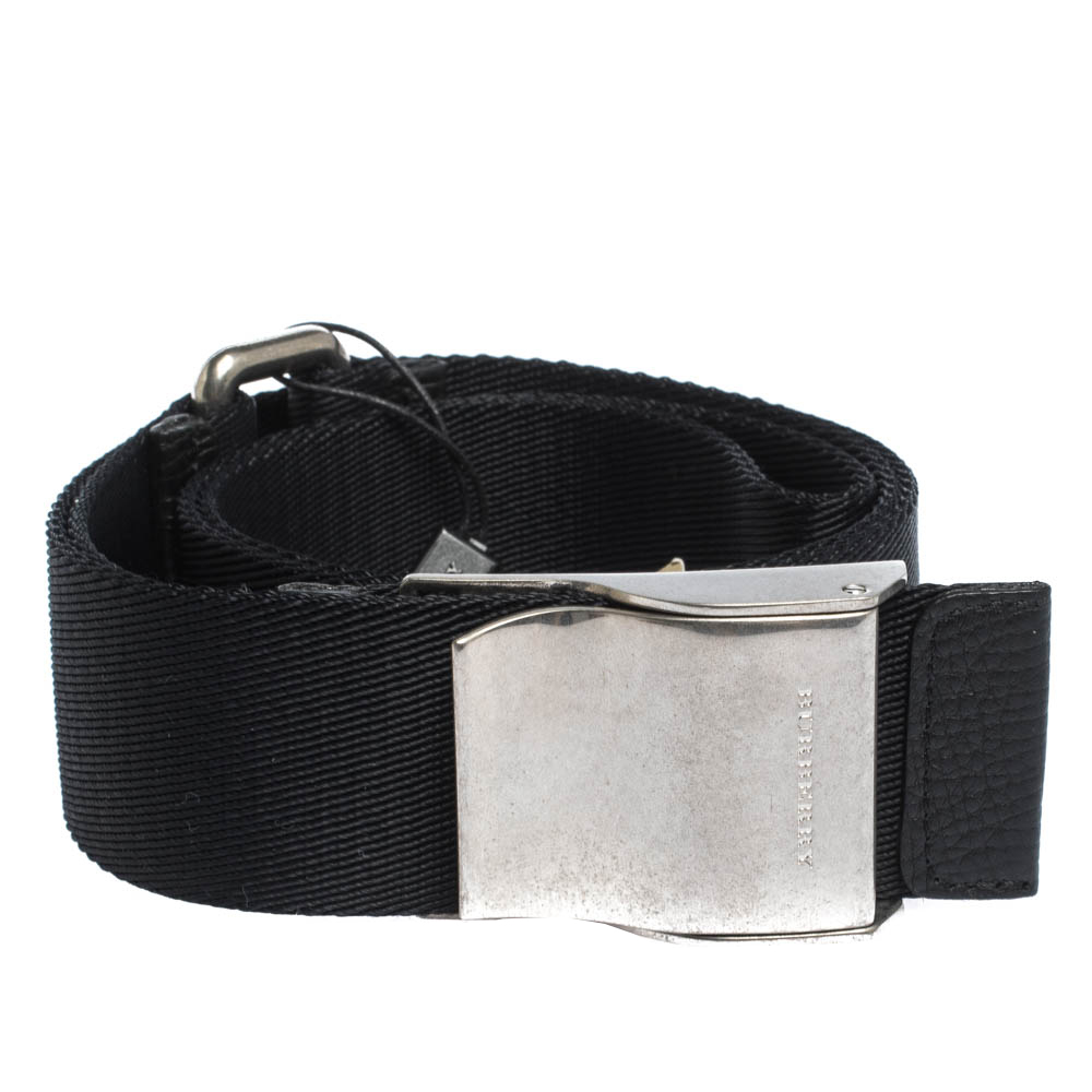 

Burberry Black Canvas Webbing Belt