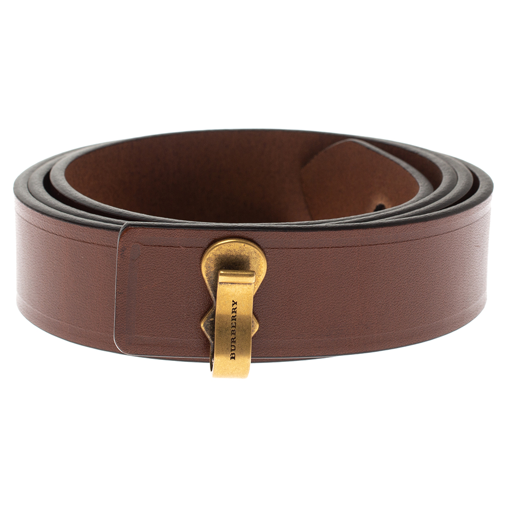 

Burberry Brown Leather Ashmore Belt