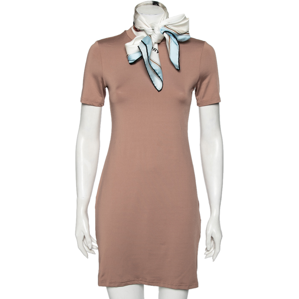 

Burberry Pale Blue Animal Print Silk Scarf