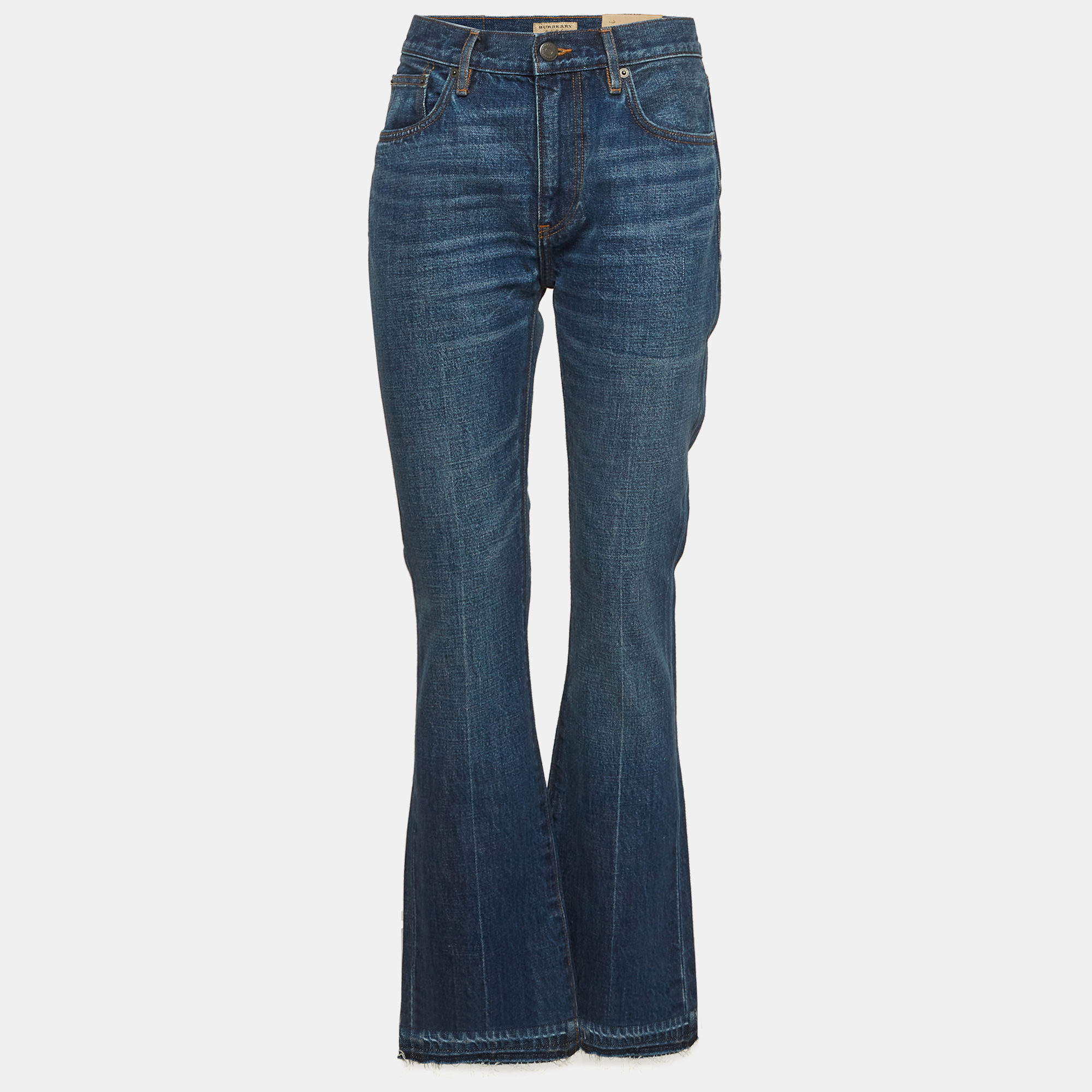 

Burberry Blue Denim Boot Cut Jeans L/Waist 32"