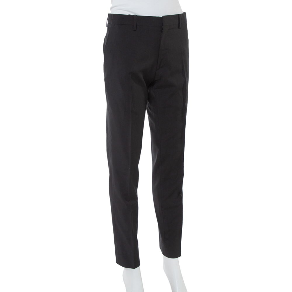 

Burberry Black Wool Tailored Pants