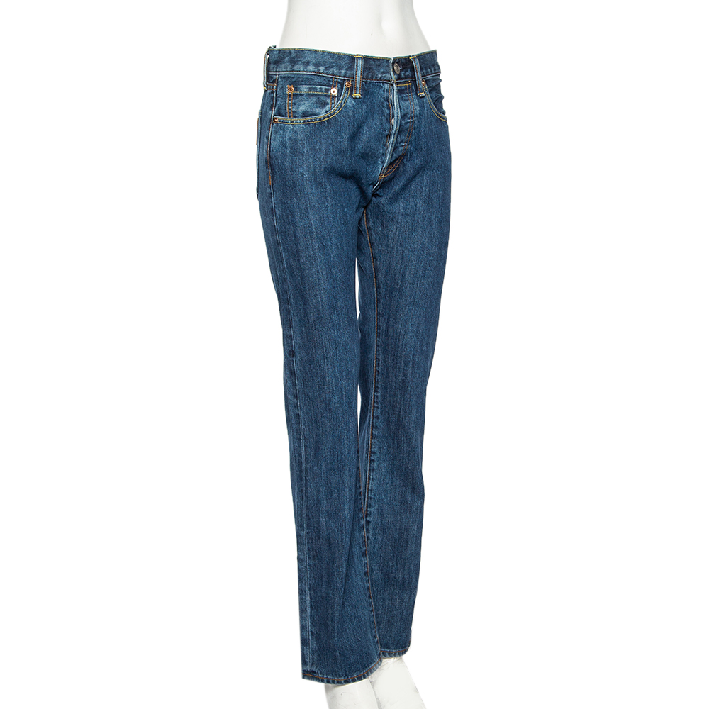 

Burberry Blue Denim Straight Fit Frandon Jeans