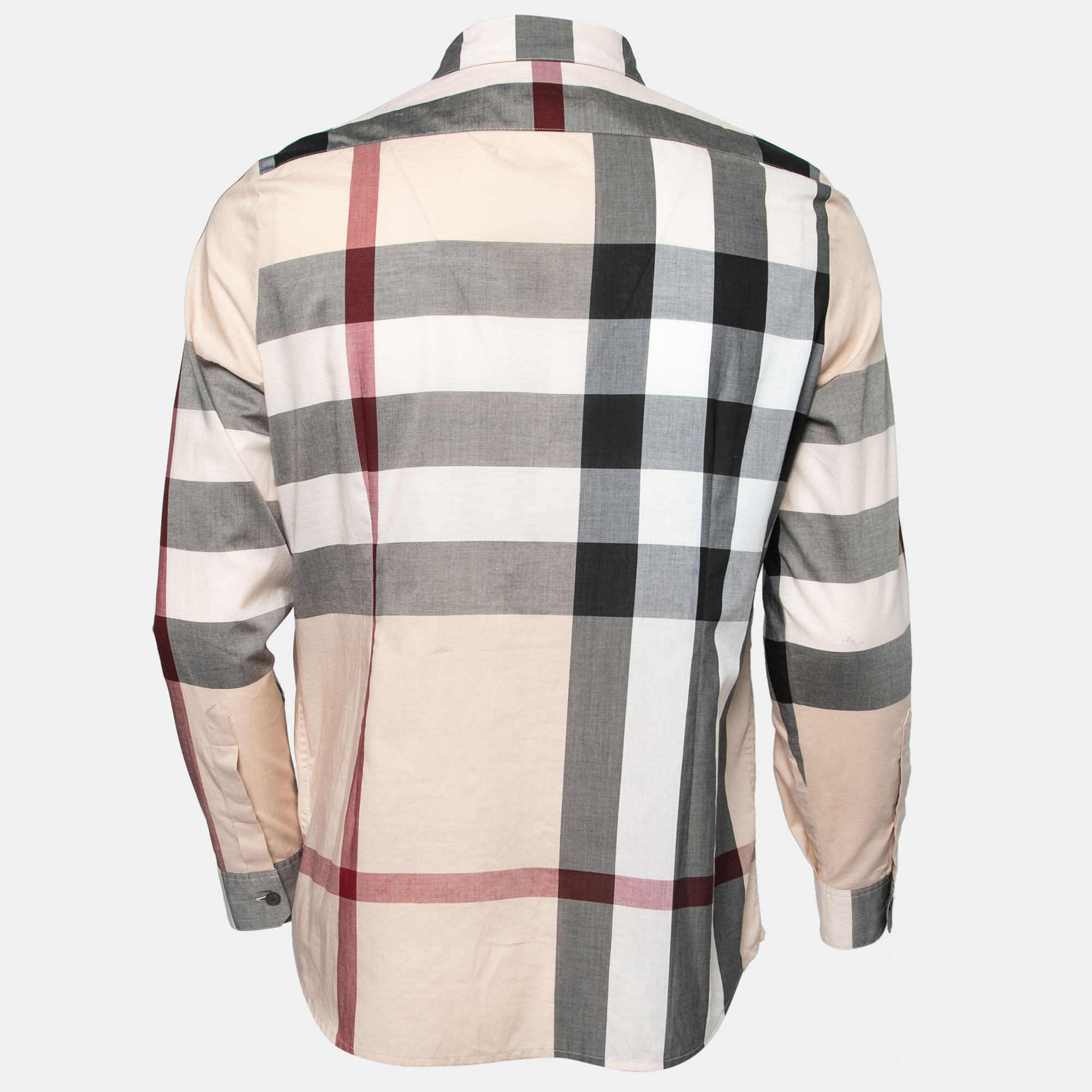 

Burberry Beige Vintage Check Cotton Button Front Shirt