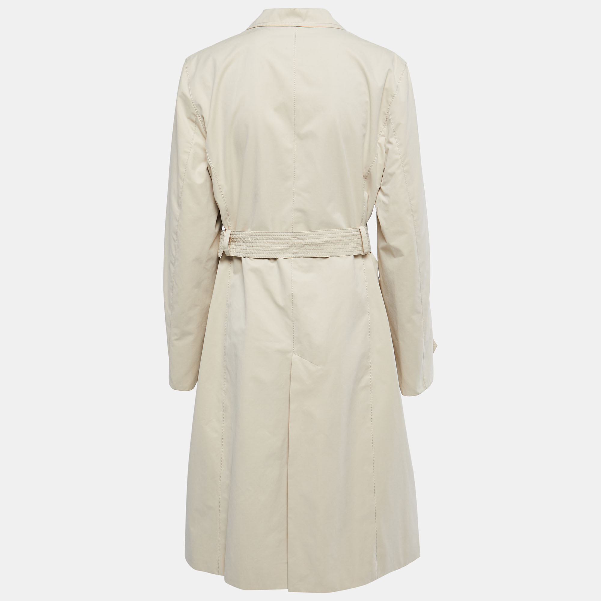 

Burberry Beige Synthetic Double Breasted Trench Coat