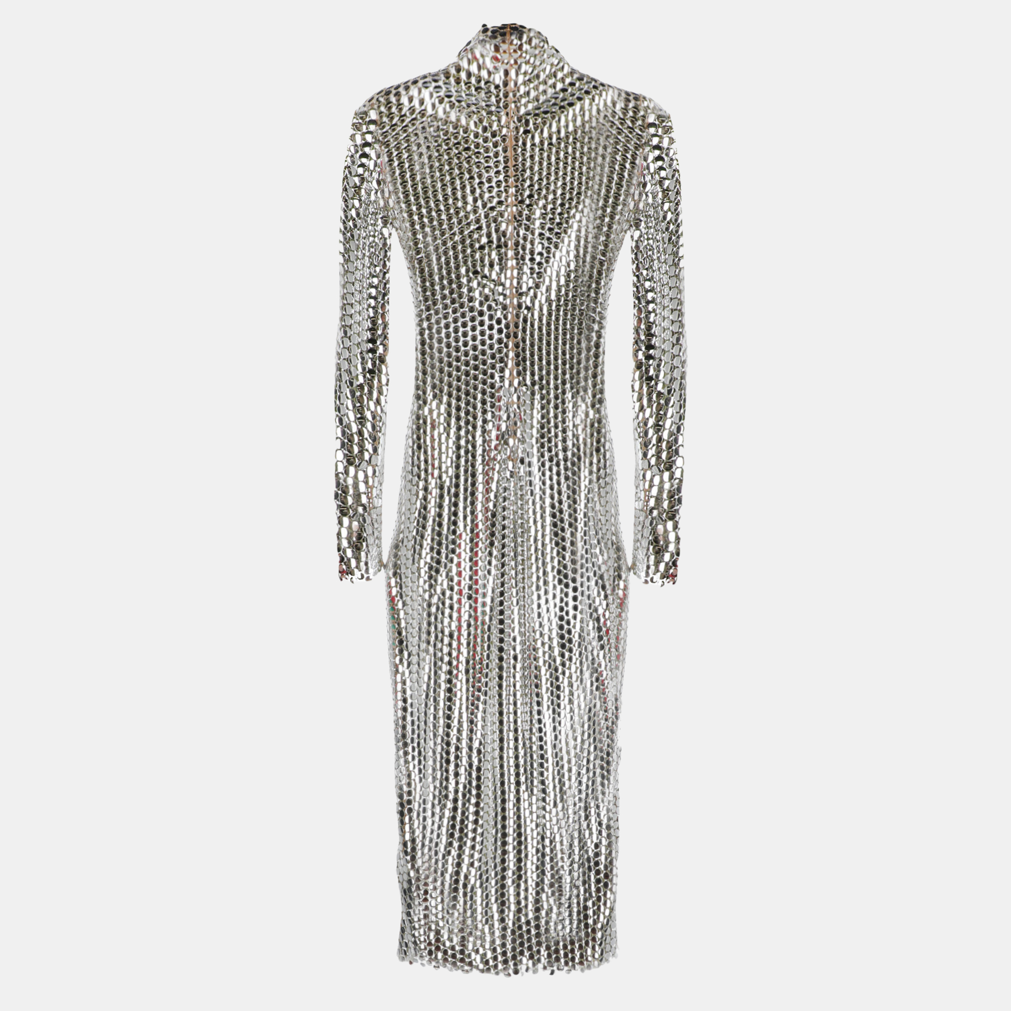 

Burberry Women's Metal Long Dress - Silver