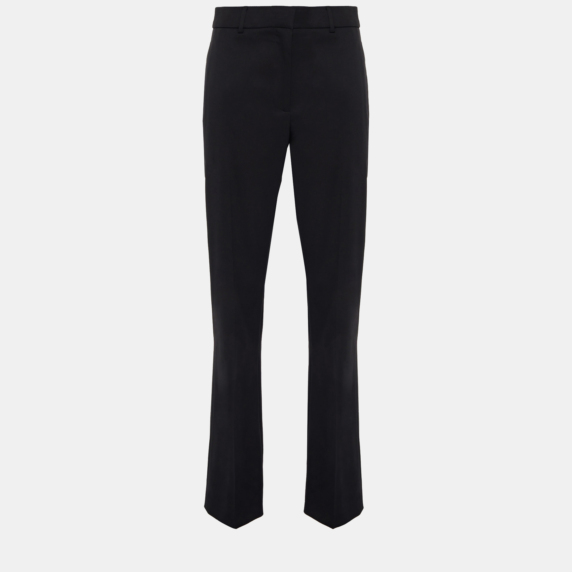 

Burberry Wool Straight Leg Pants UK 12, Black