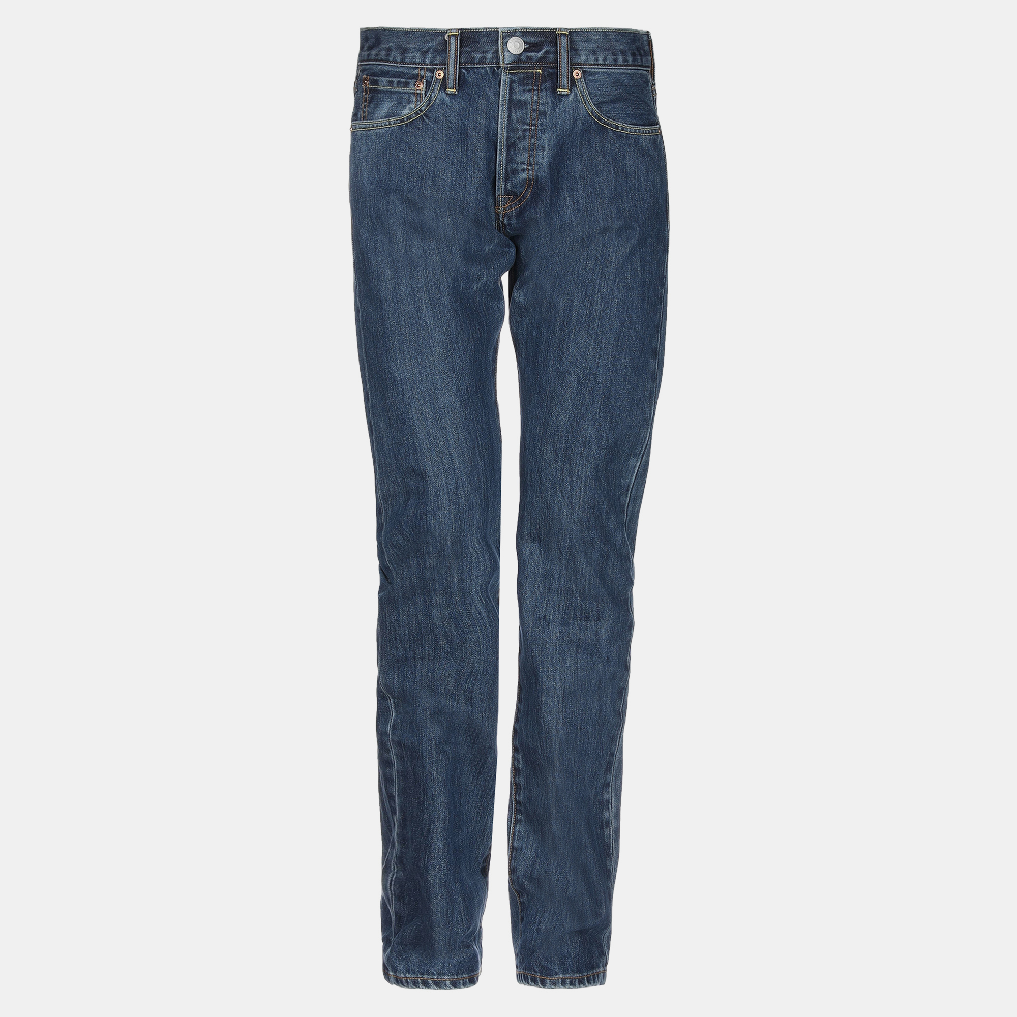 Pre-owned Burberry Cotton Jeans 30 In Blue