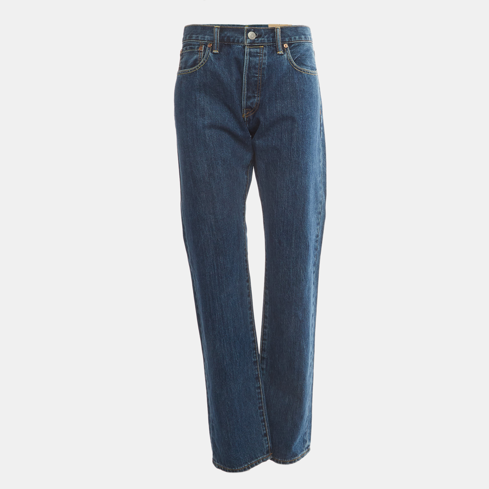 

Burberry Blue Denim Straight Fit Jeans  Waist 31