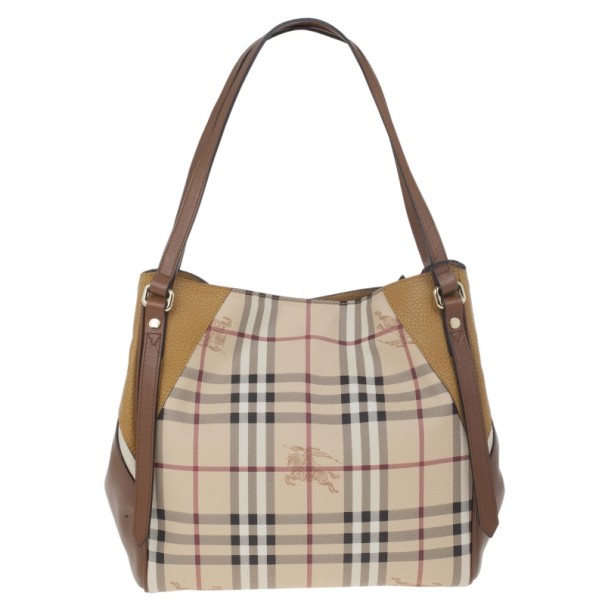 Burberry Haymarket Patchwork Small Canterbury Tote