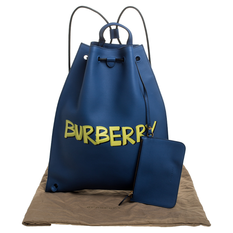 burberry blue backpack