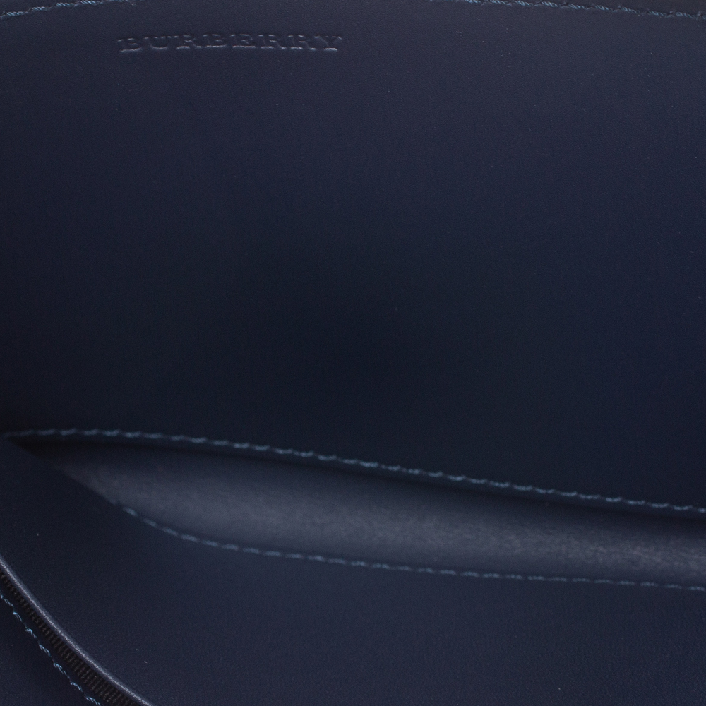

Burberry Blue Leather Cole Zip Wallet