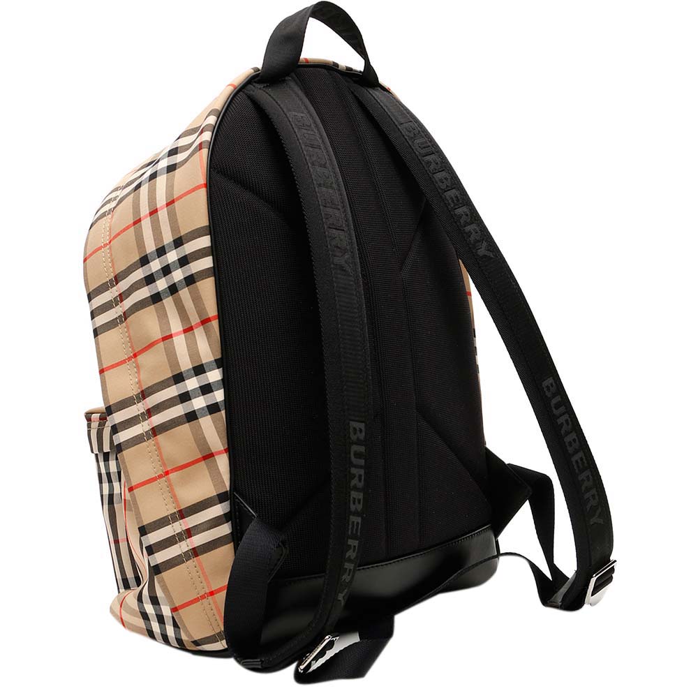 

Burberry Nylon Vintage Check Jett Backpack Bag, Beige