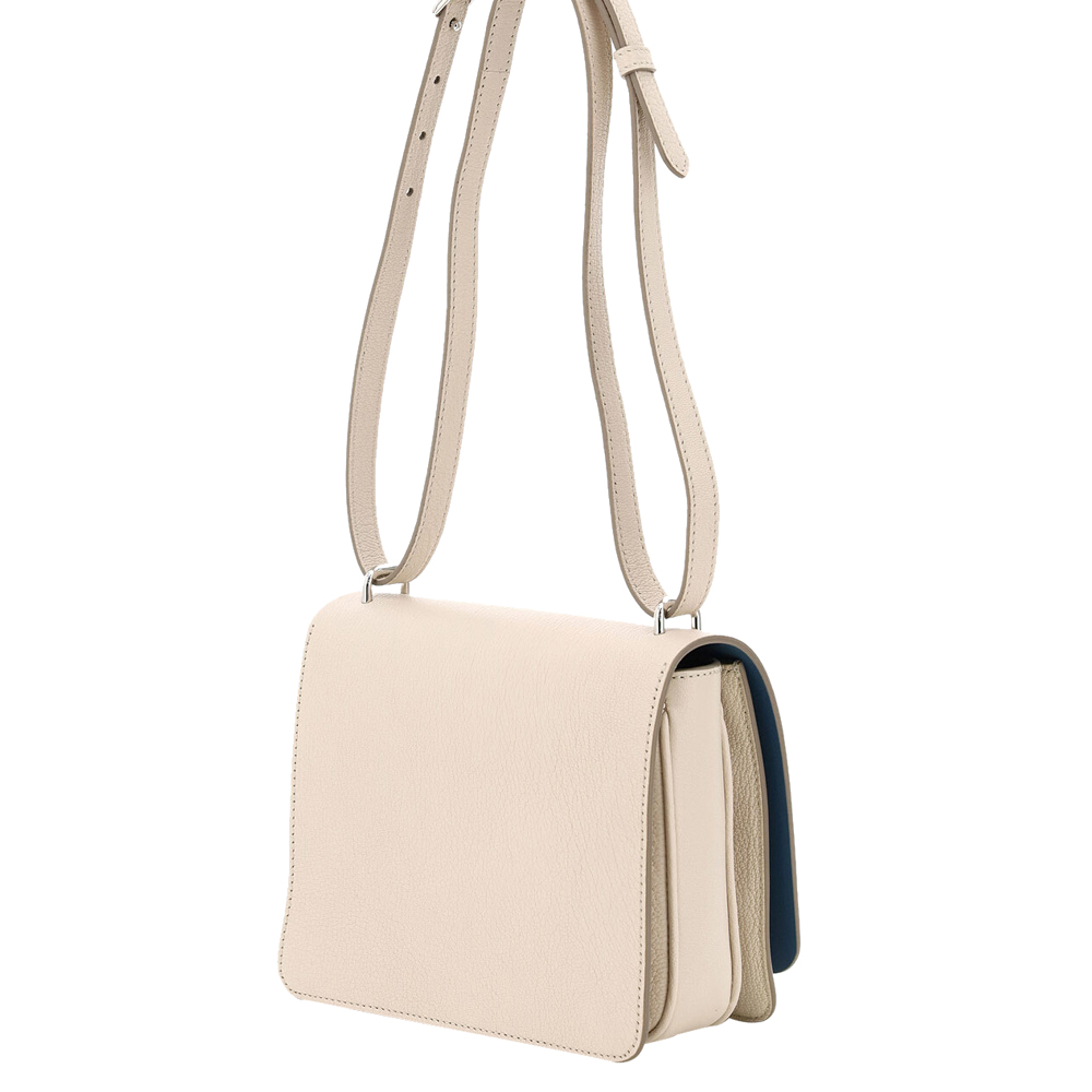 

Burberry Ivory Leather D-Ring Small Crossbody Bag, Cream