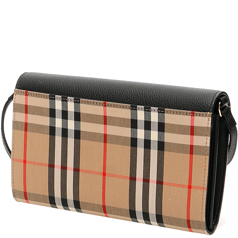 

Burberry Beige/Brown Check Canvas Hannah Mini Bag