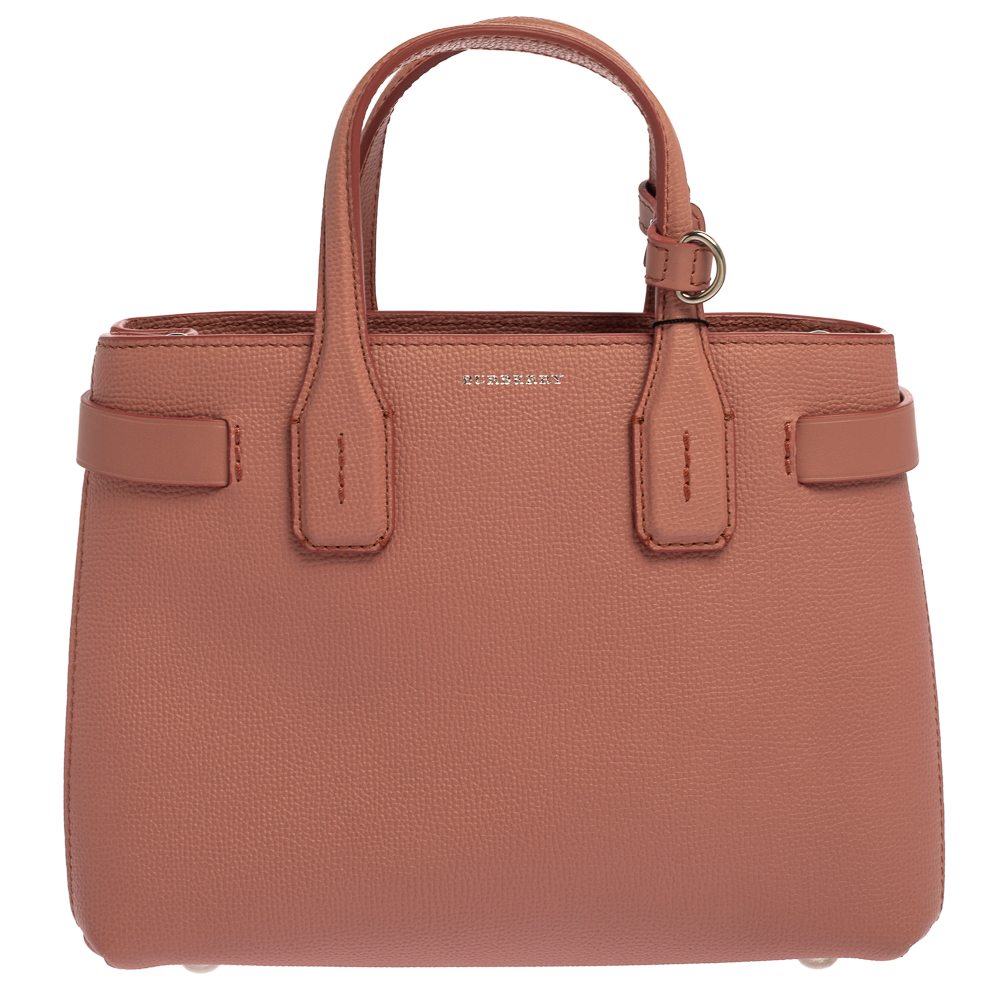 Burberry Dusty Rose Pink New Banner Tote Bag