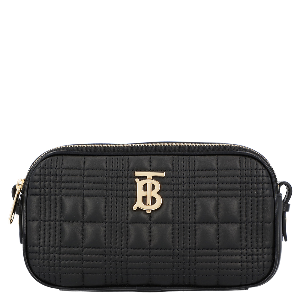 

Burberry Black Quilted Lambskin Leather Mini Camera bag