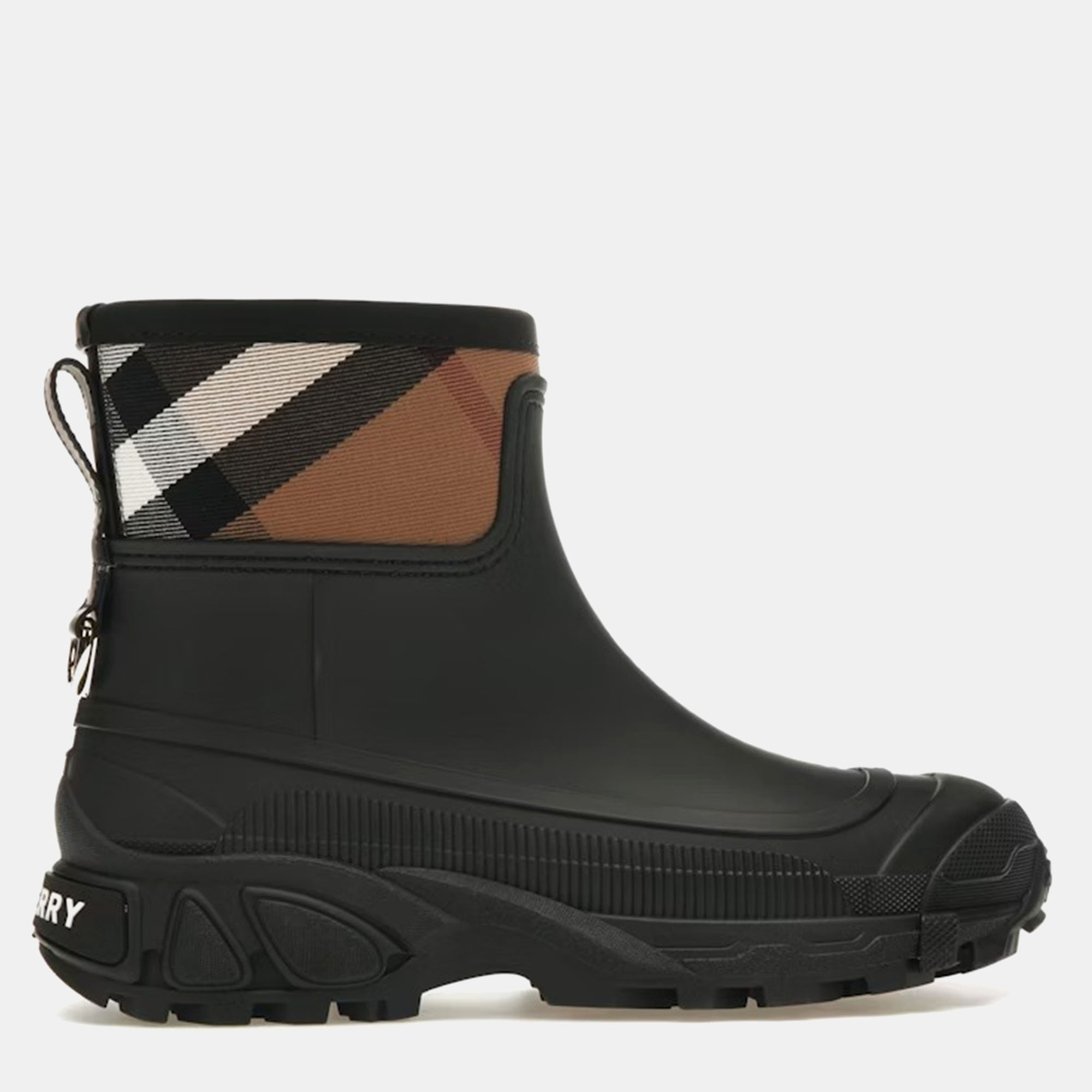 

Burberry Black/Archive Beige House Check Rain Boots Size EU