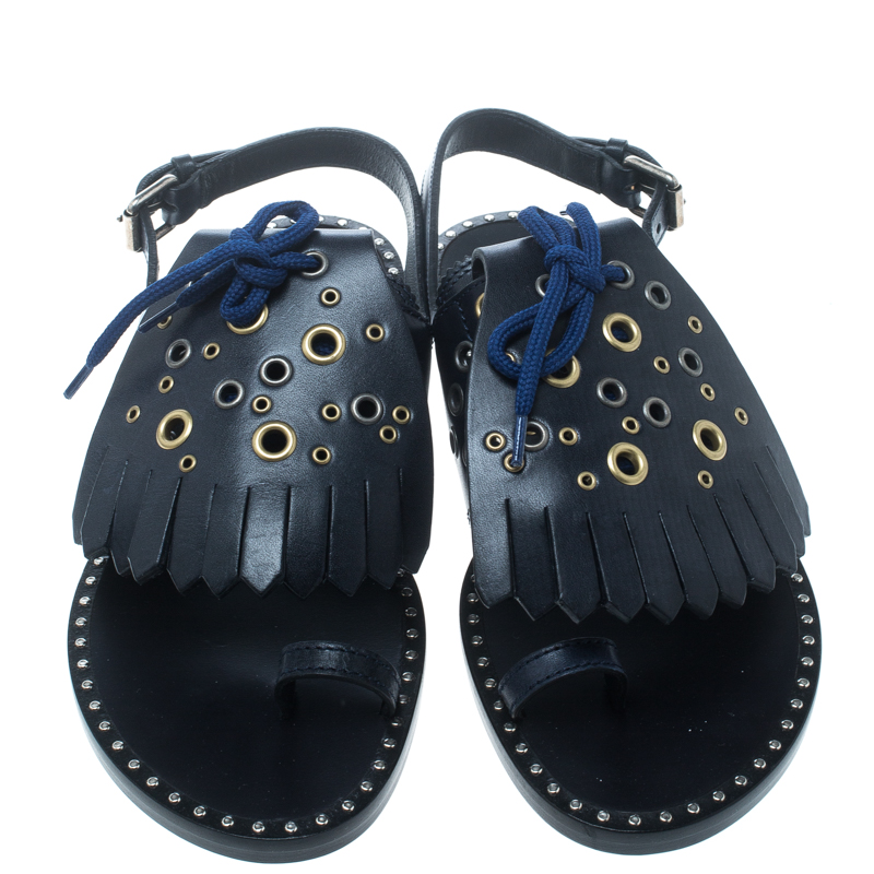 burberry sandals womens blue