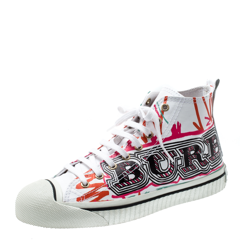 women's burberry high top sneakers