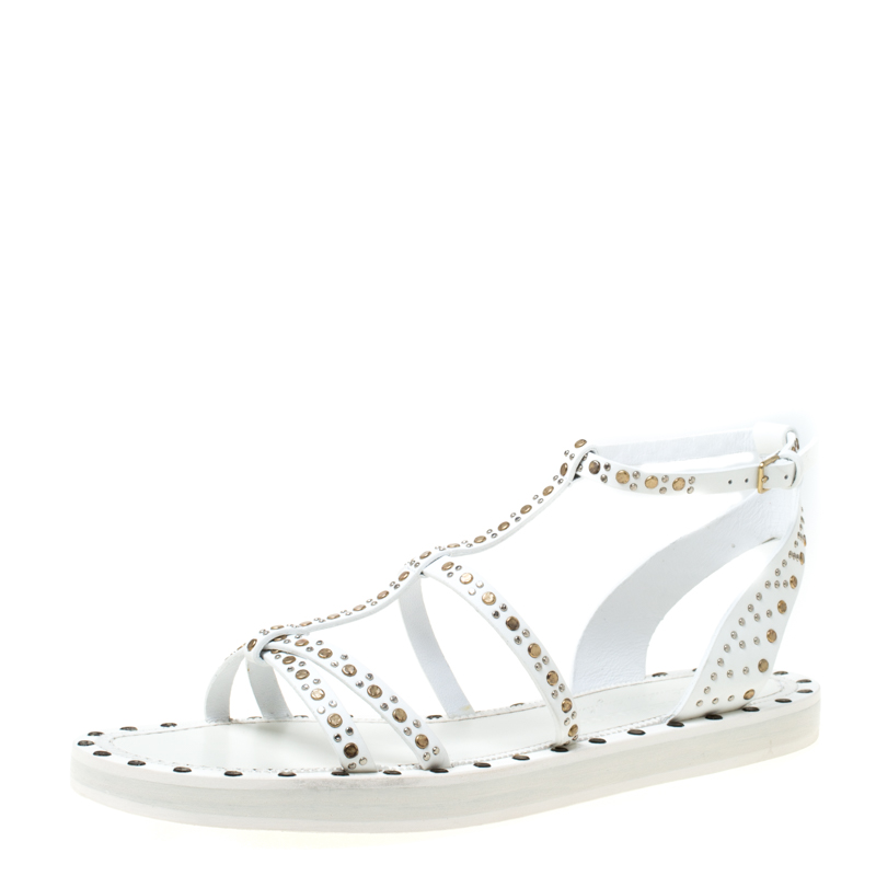 white burberry sandals