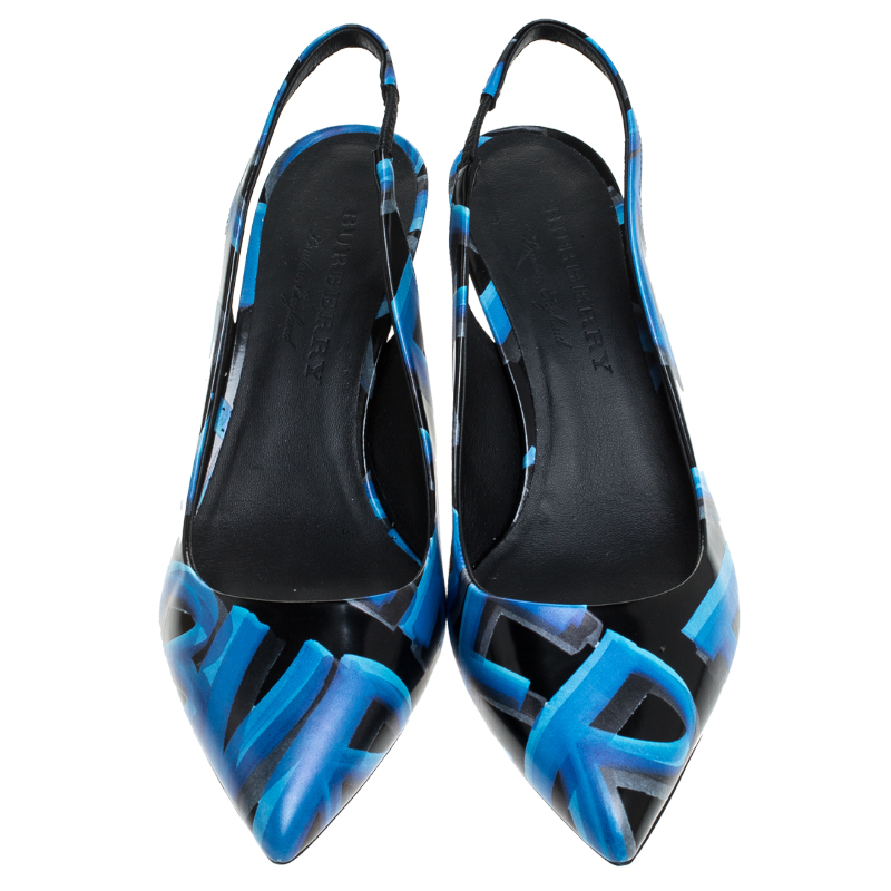 burberry sandals blue