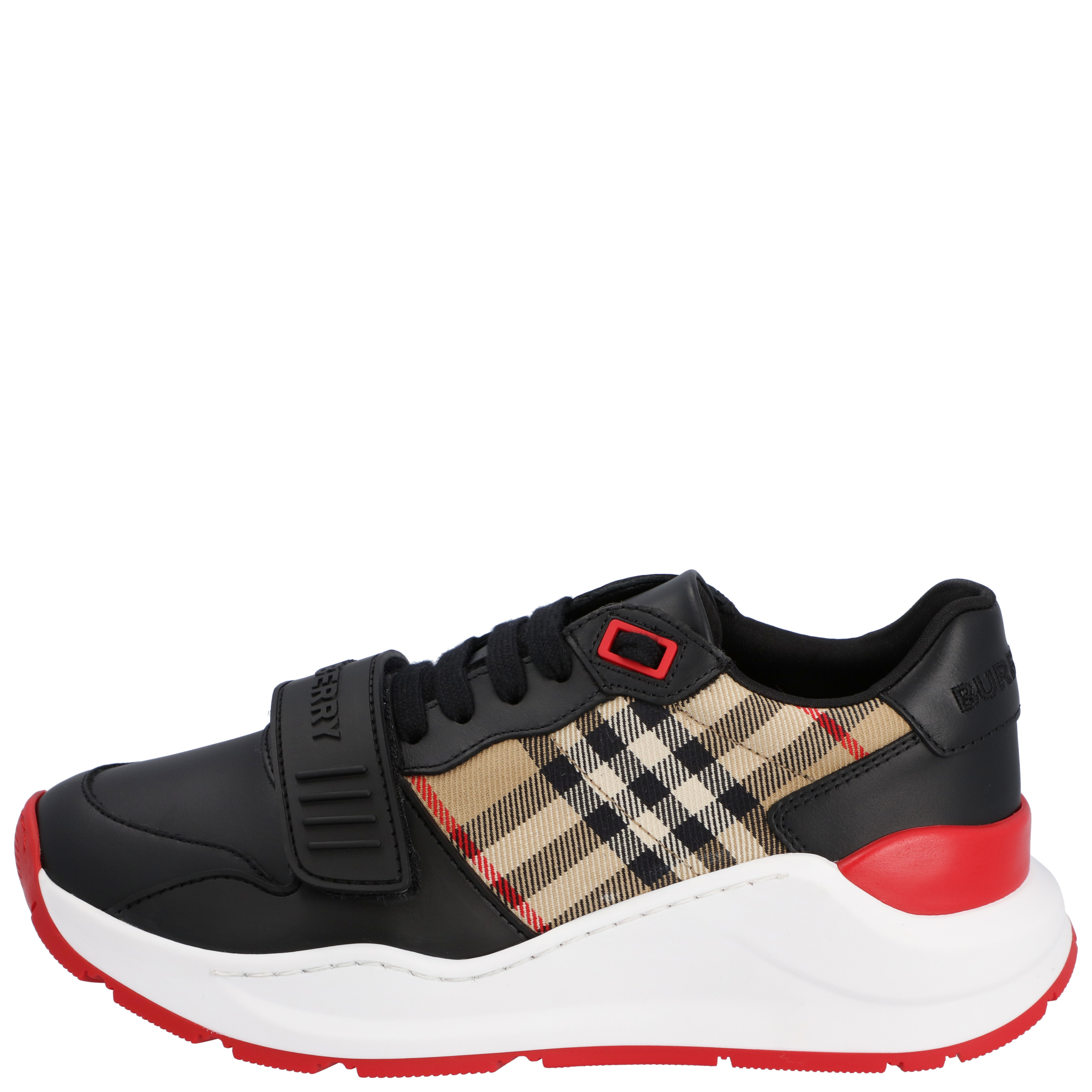 

Burberry Leather and Vintage Check Cotton Sneakers Size EU, Multicolor