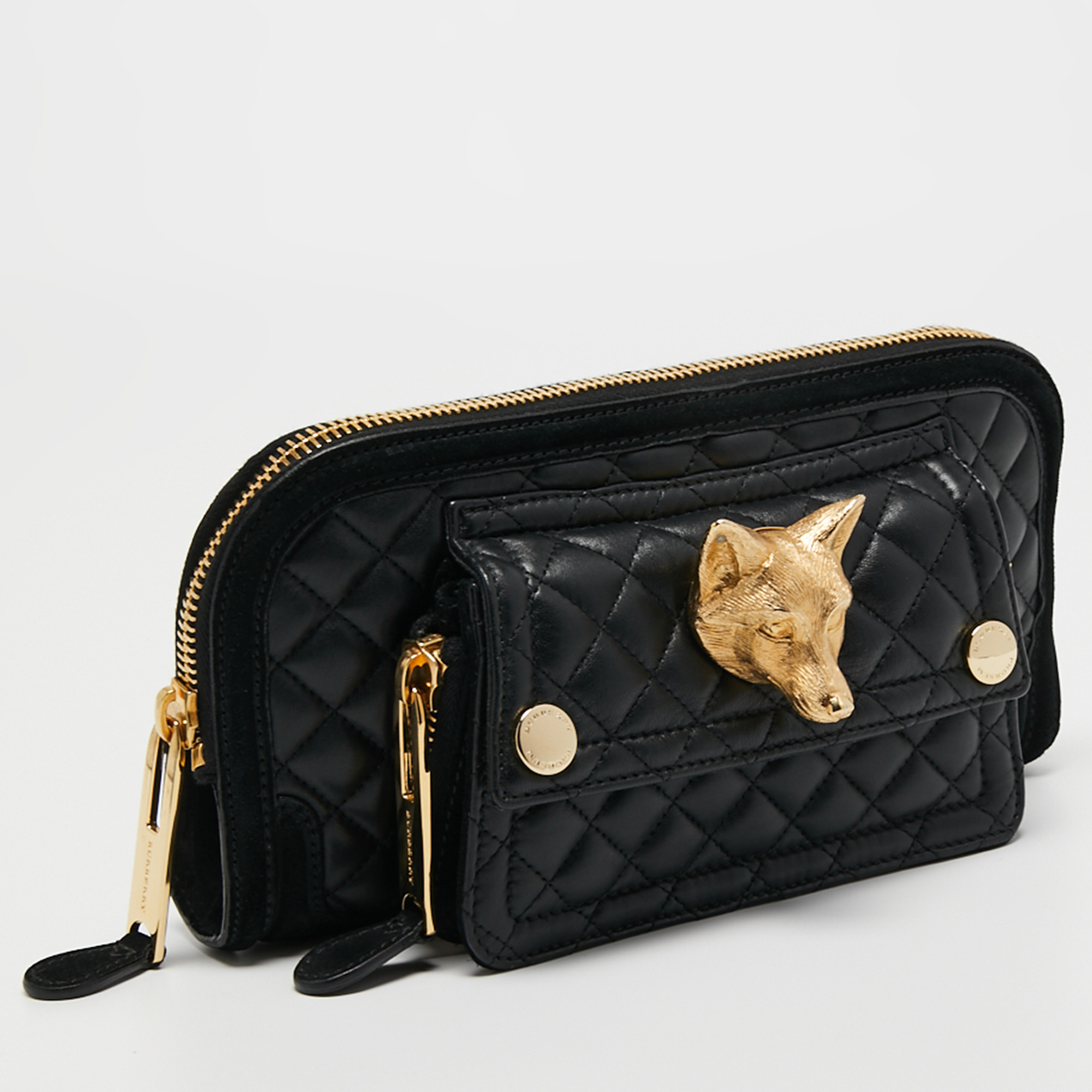 Burberry prorsum alma fox clutch best sale