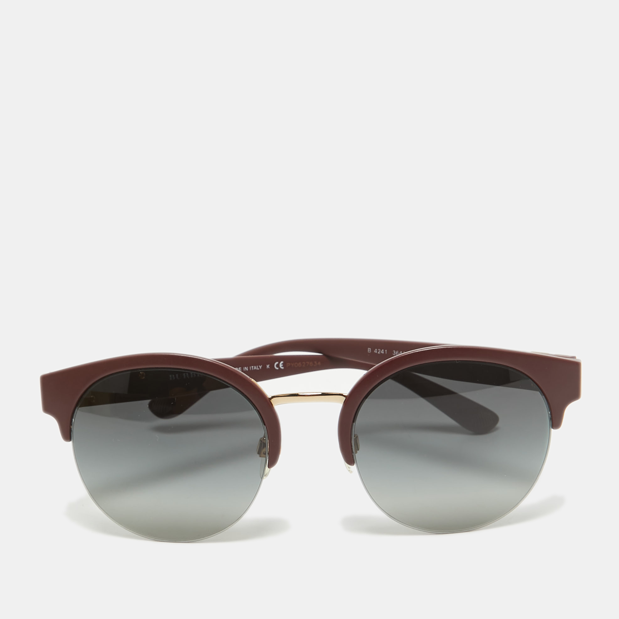 

Burberry Grey Gradient B 4241 Clubmaster Sunglasses