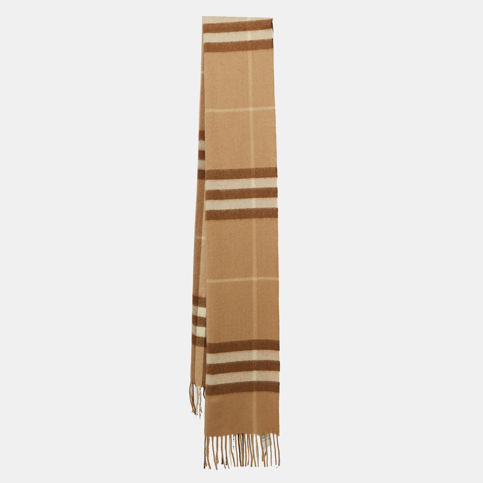 

Burberry Beige Checked Cashmere Stole