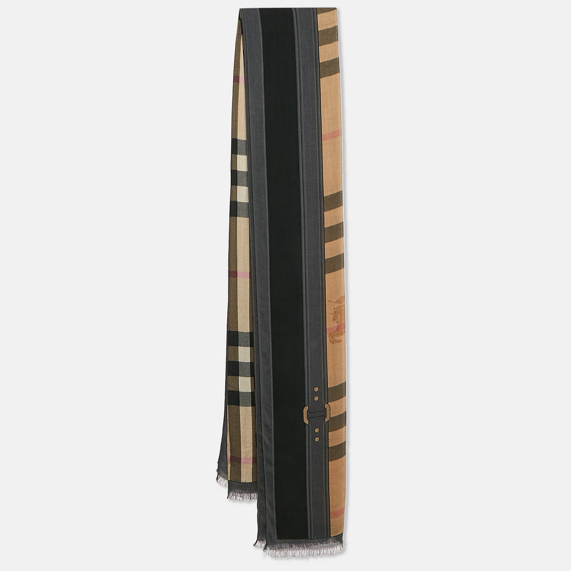 

Burberry Multicolor Print Cashmere Blend Scarf