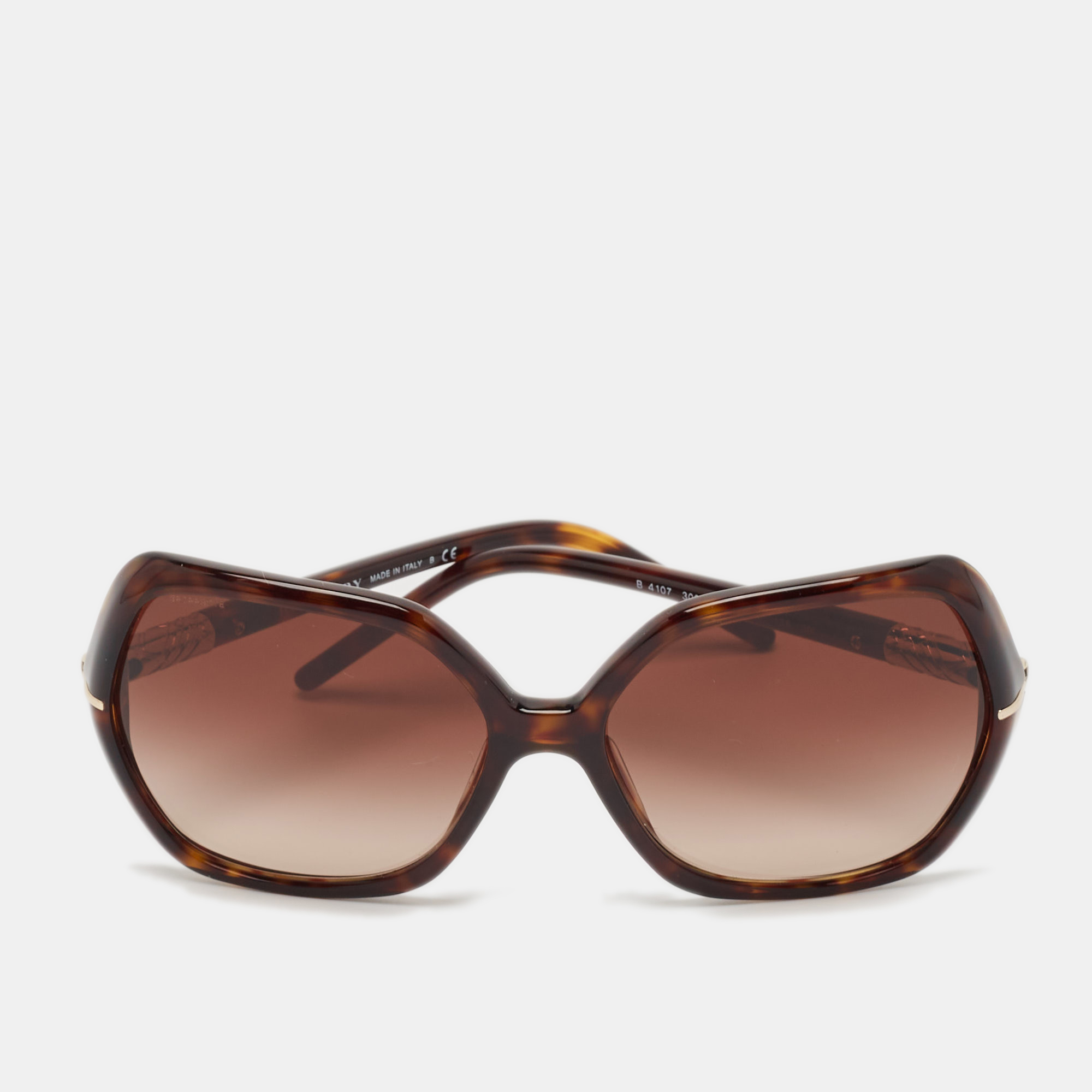 

Burberry Tortoise Brown Gradient B 4107 Oversized Sunglasses