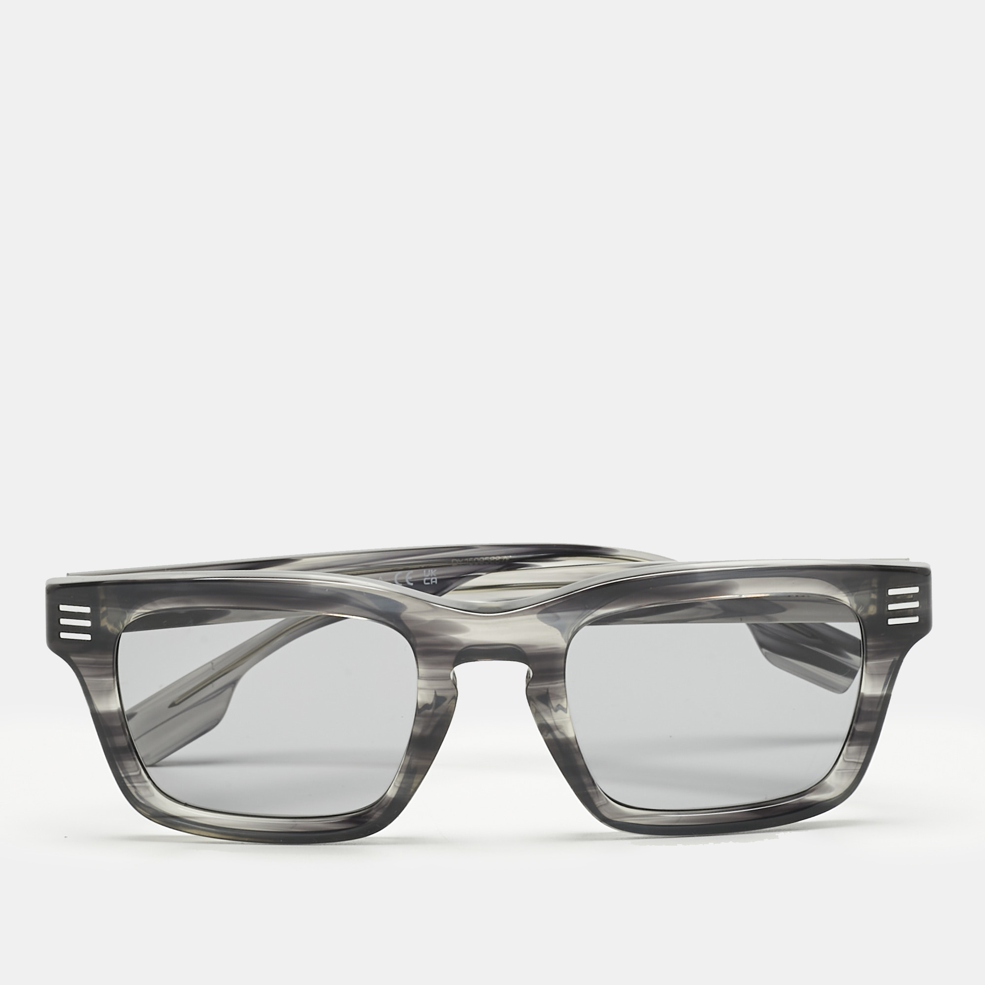 Pre-owned Burberry Grey/black B 4403 Square Sunglasses In Gray