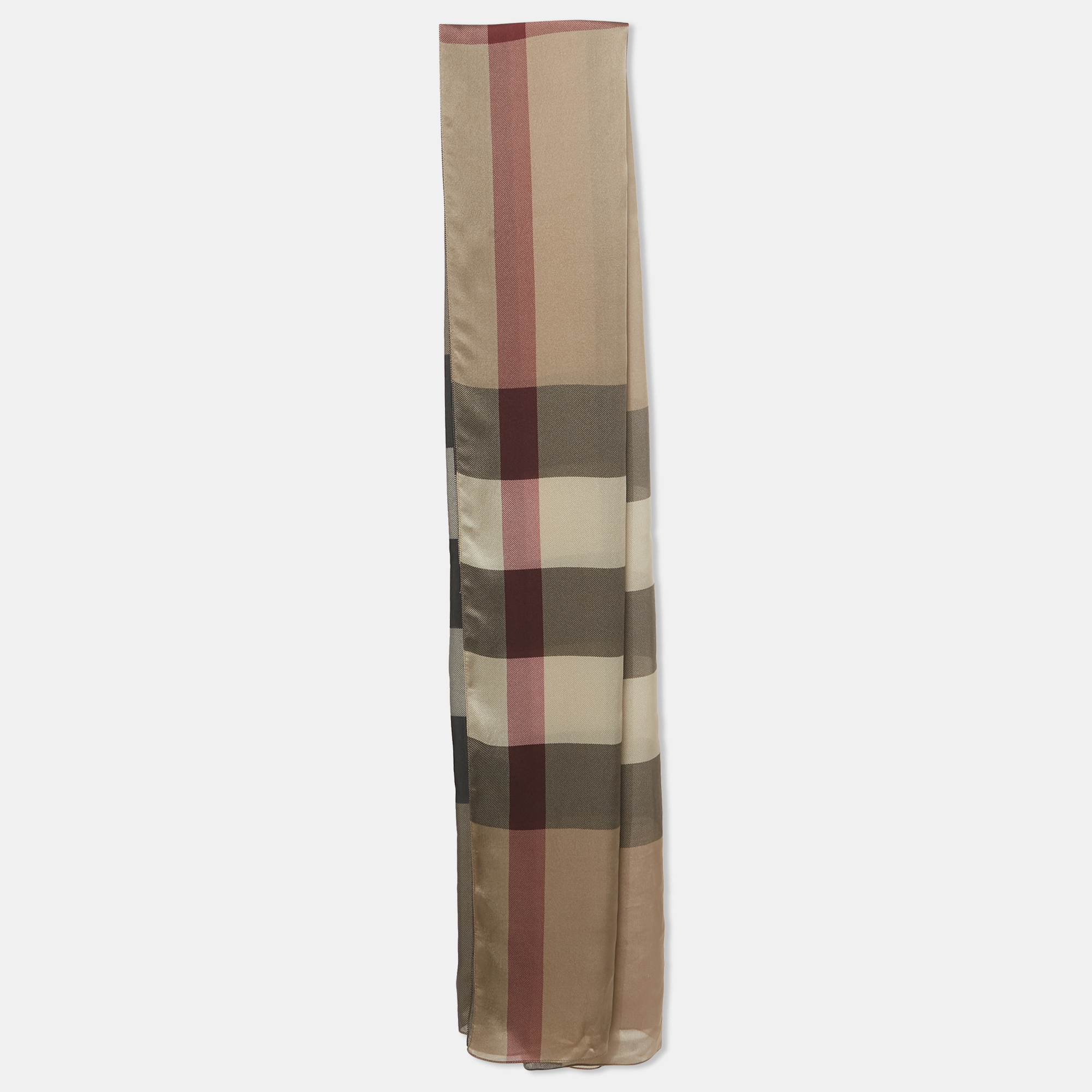 

Burberry Beige Check Silk Stole