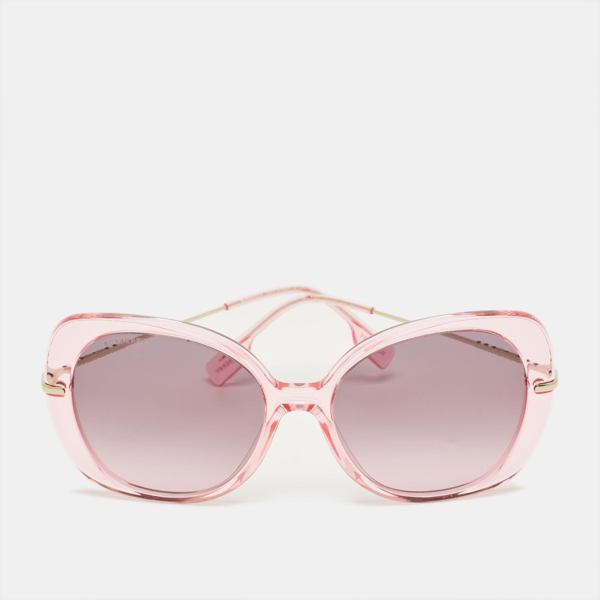 

Burberry Pink/Grey Gradient B 4374 Eugenie Oversized Sunglasses