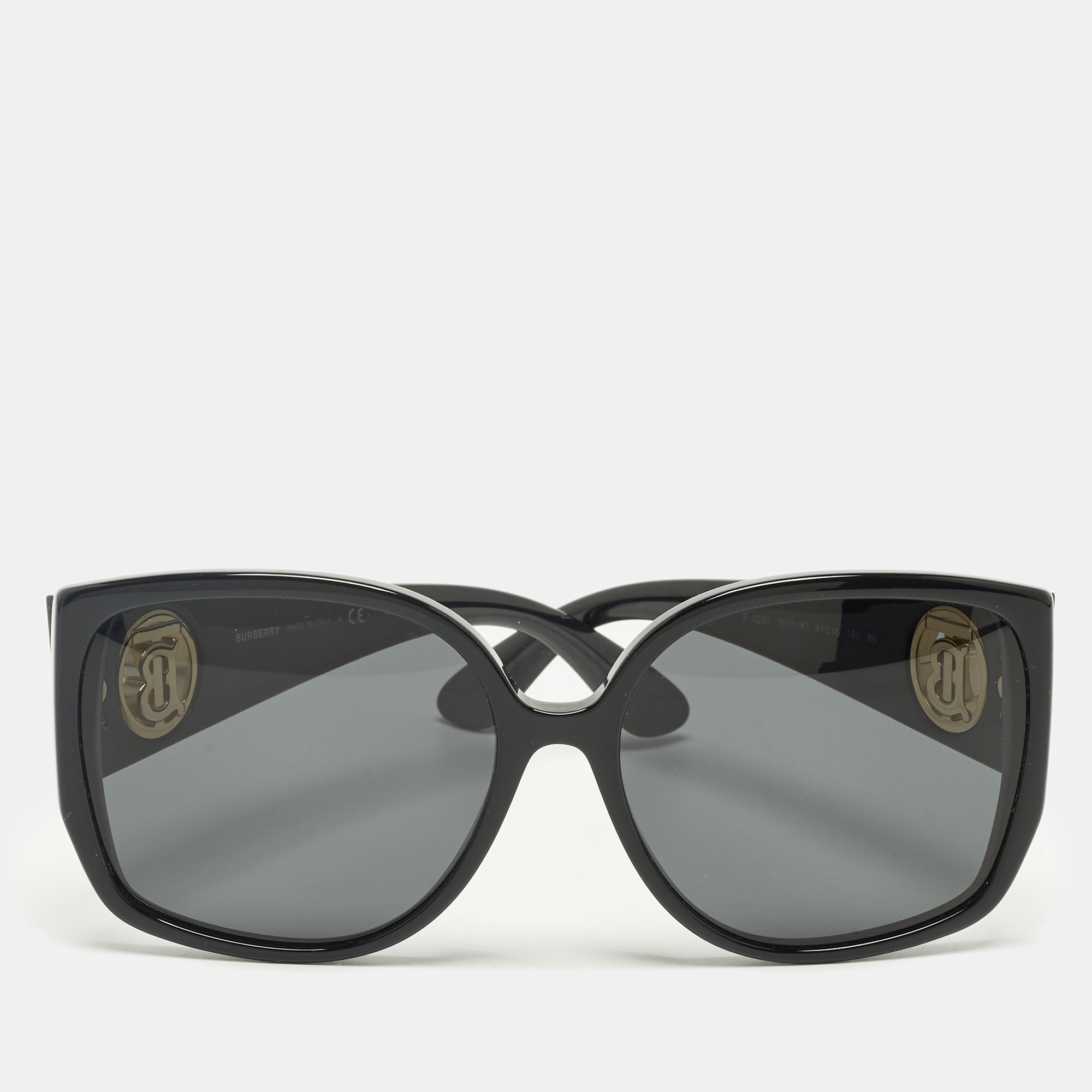

Burberry Black B 4290 TB Oversized Sunglasses