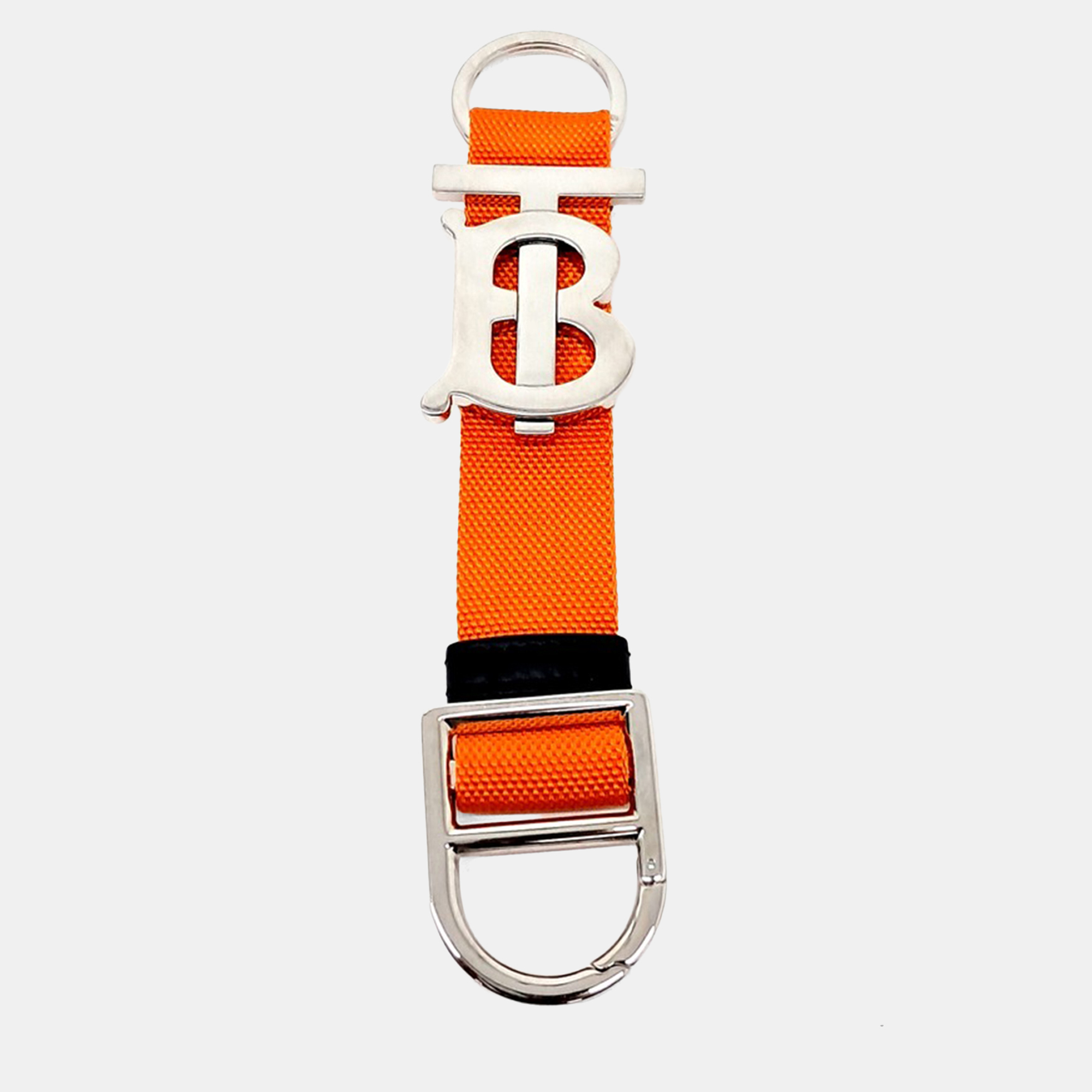 

Burberry Orange Silver key ring