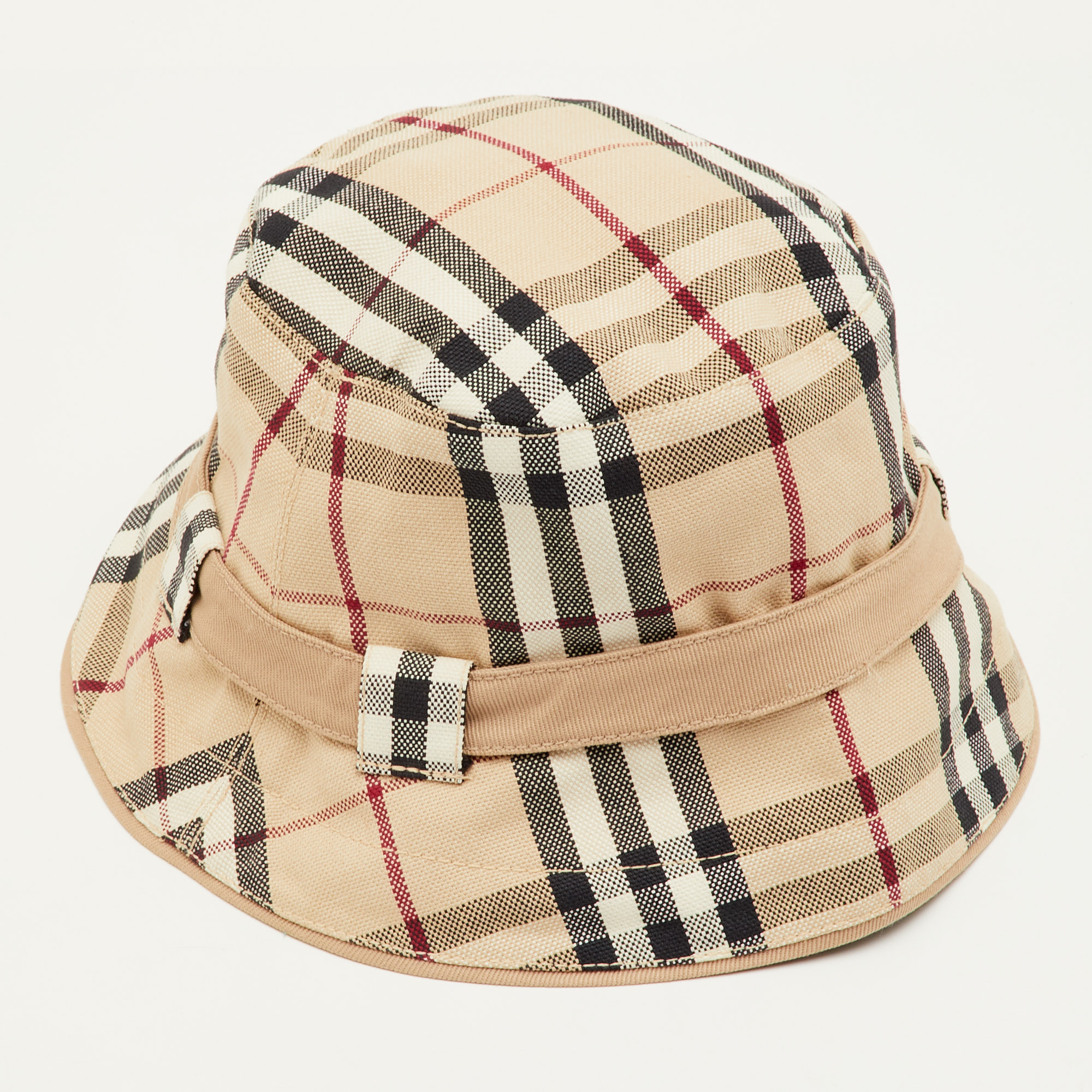 

Burberry London Beige Vintage Check Cotton Bucket Hat