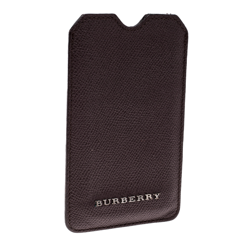 

Burberry Dark Burgundy Leather IPhone Case