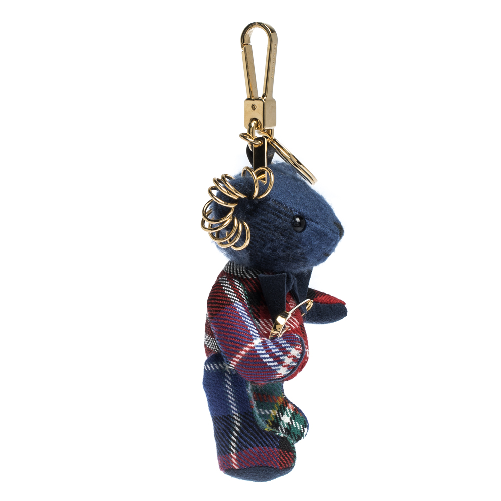 

Burberry Multicolor Fabric Thomas Bear Kilt Pin Charm