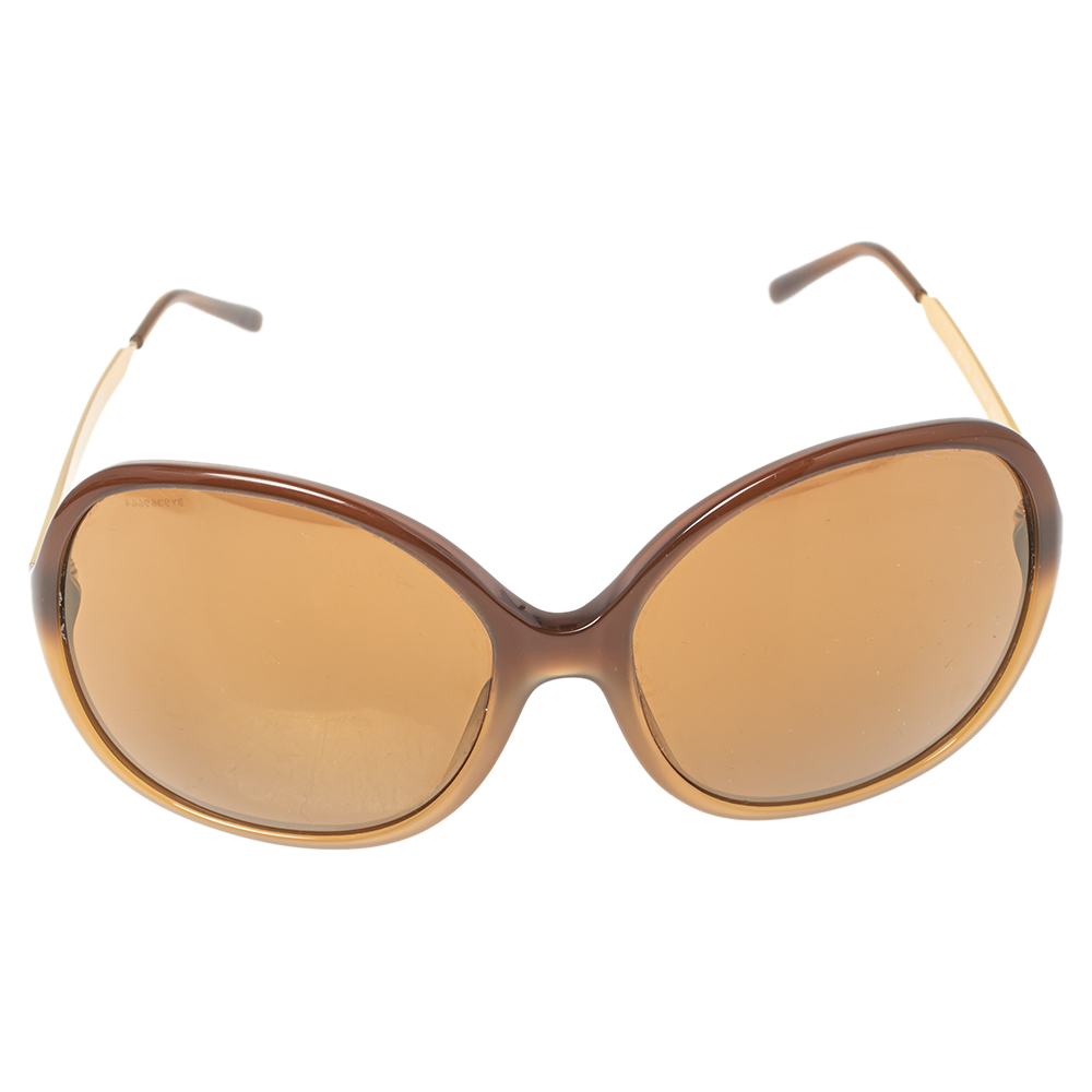 

Burberry Brown Acetate B 4126 Havana Oversized Sunglasses