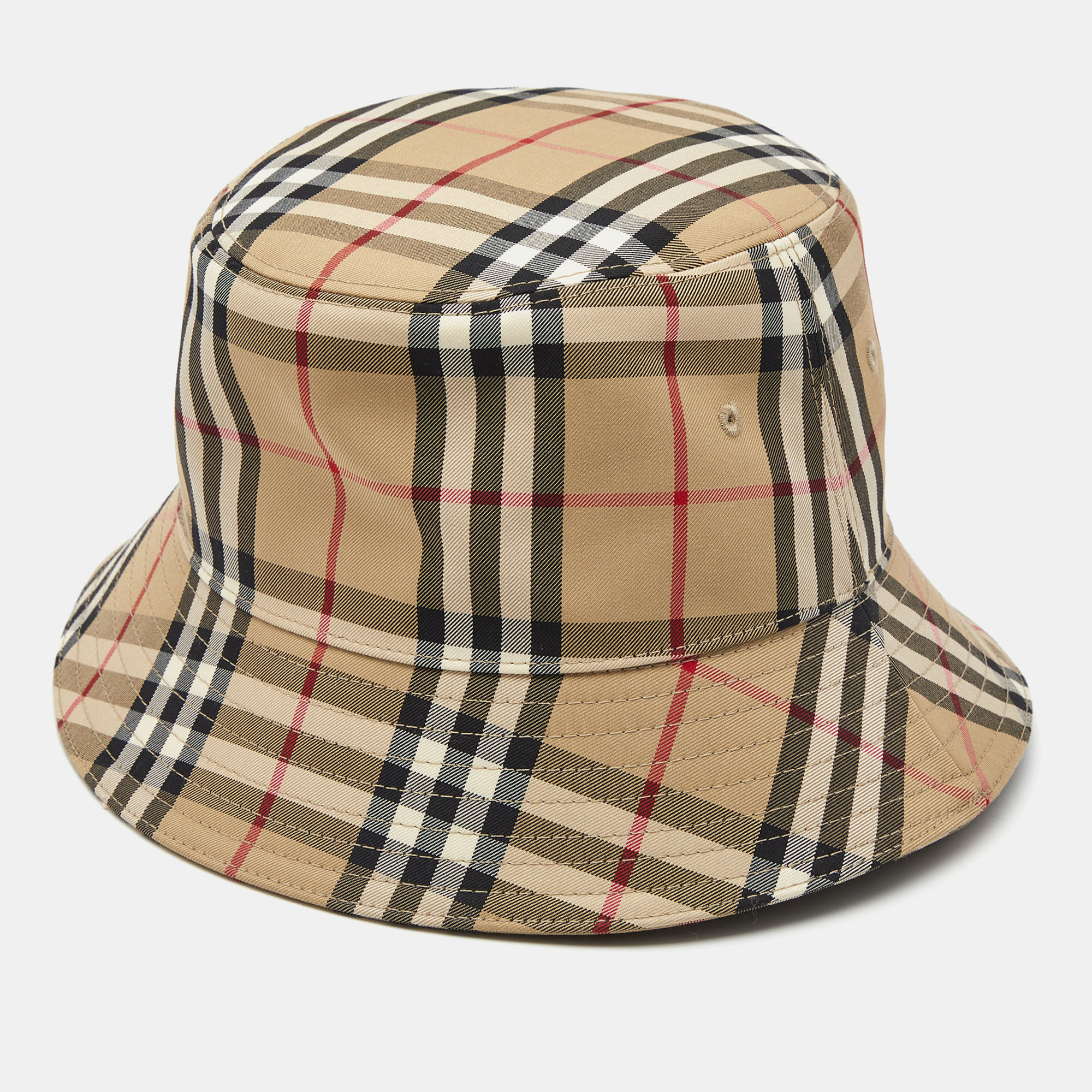 

Burberry Beige Vintage Check Bucket Hat