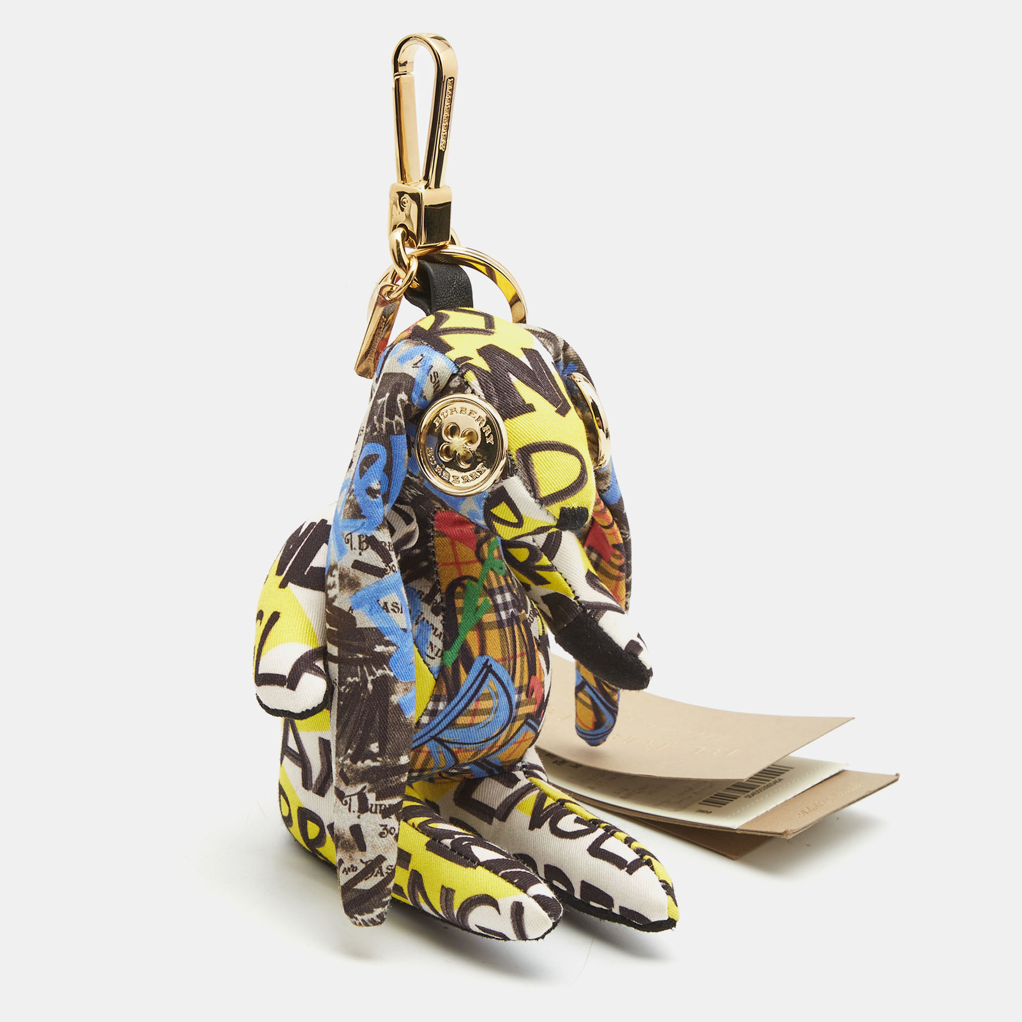 

Burberry Multicolor Fabric Graffiti Hare Bag Charm