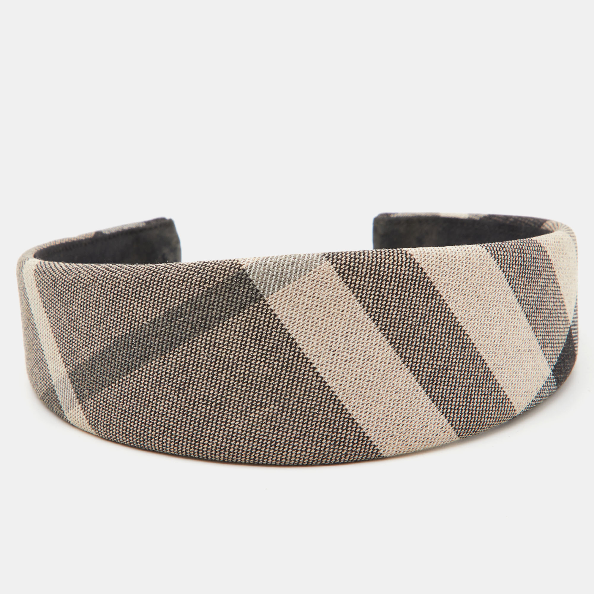 

Burberry Beige Shimmer Check Head Band