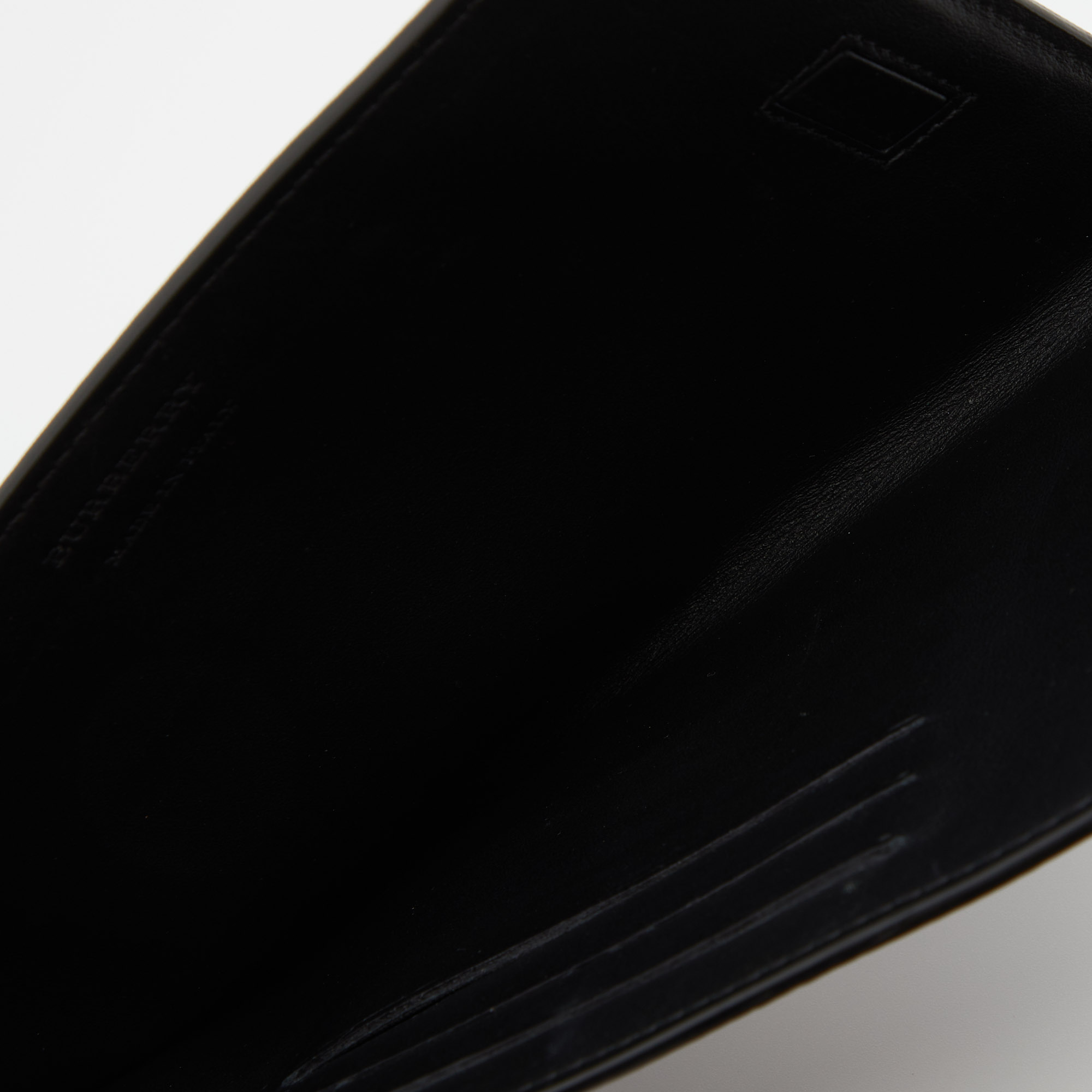 

Burberry Black Leather Document Travel Pouch