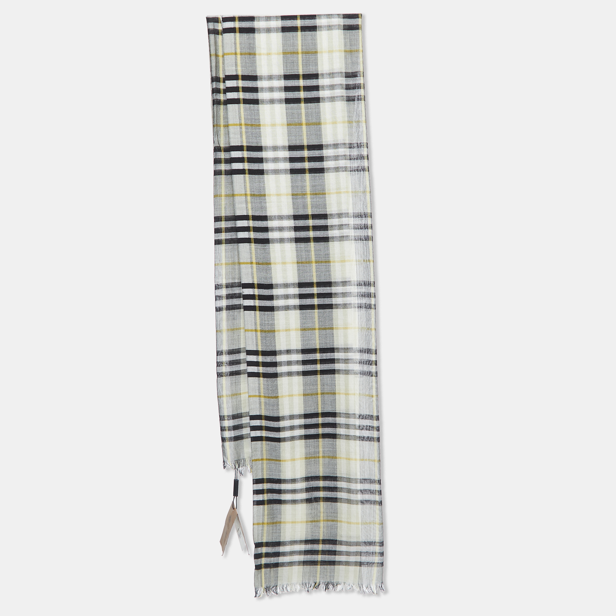 

Burberry Black/Beige Vintage Check Gauze Stole