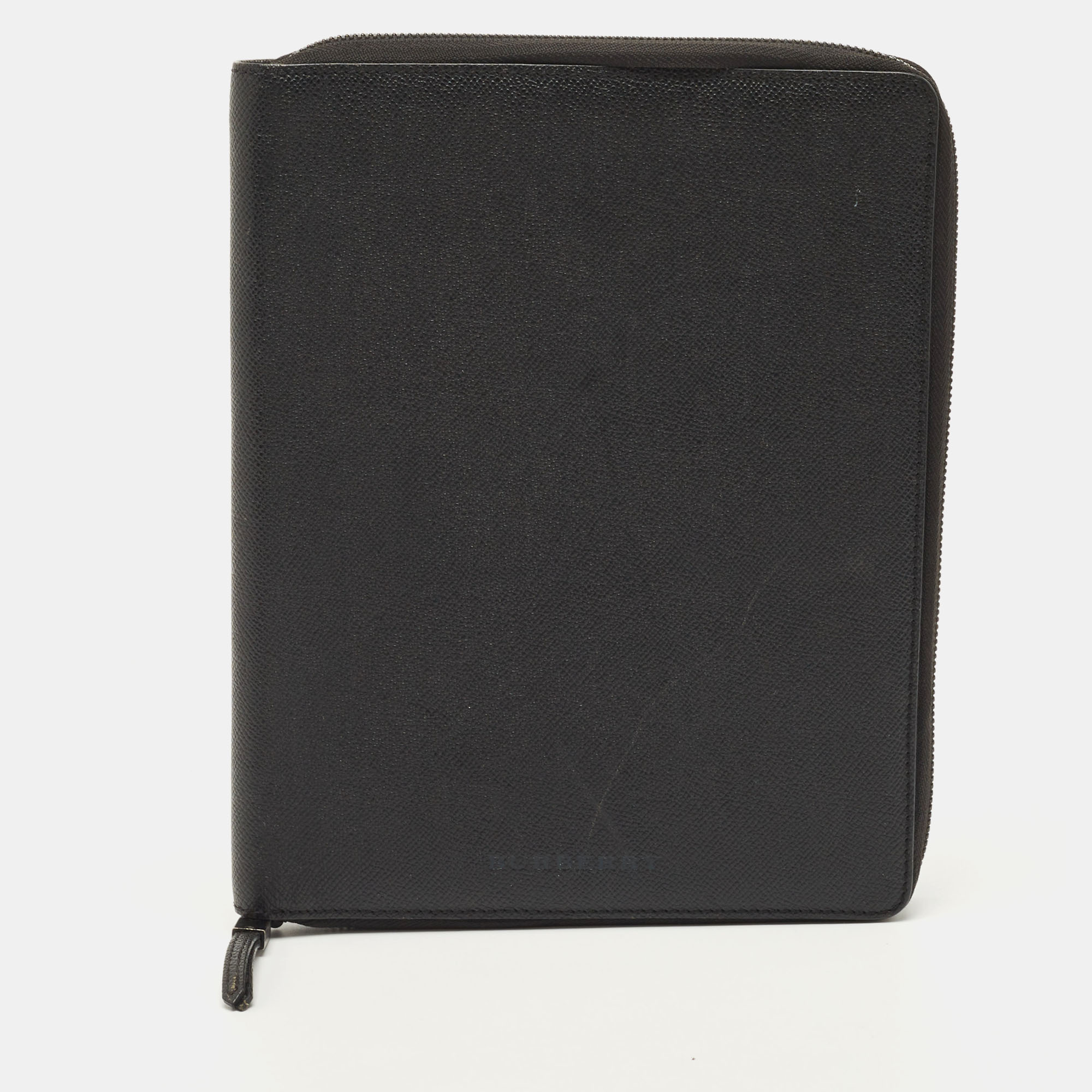 

Burberry Black Leather Tablet Case