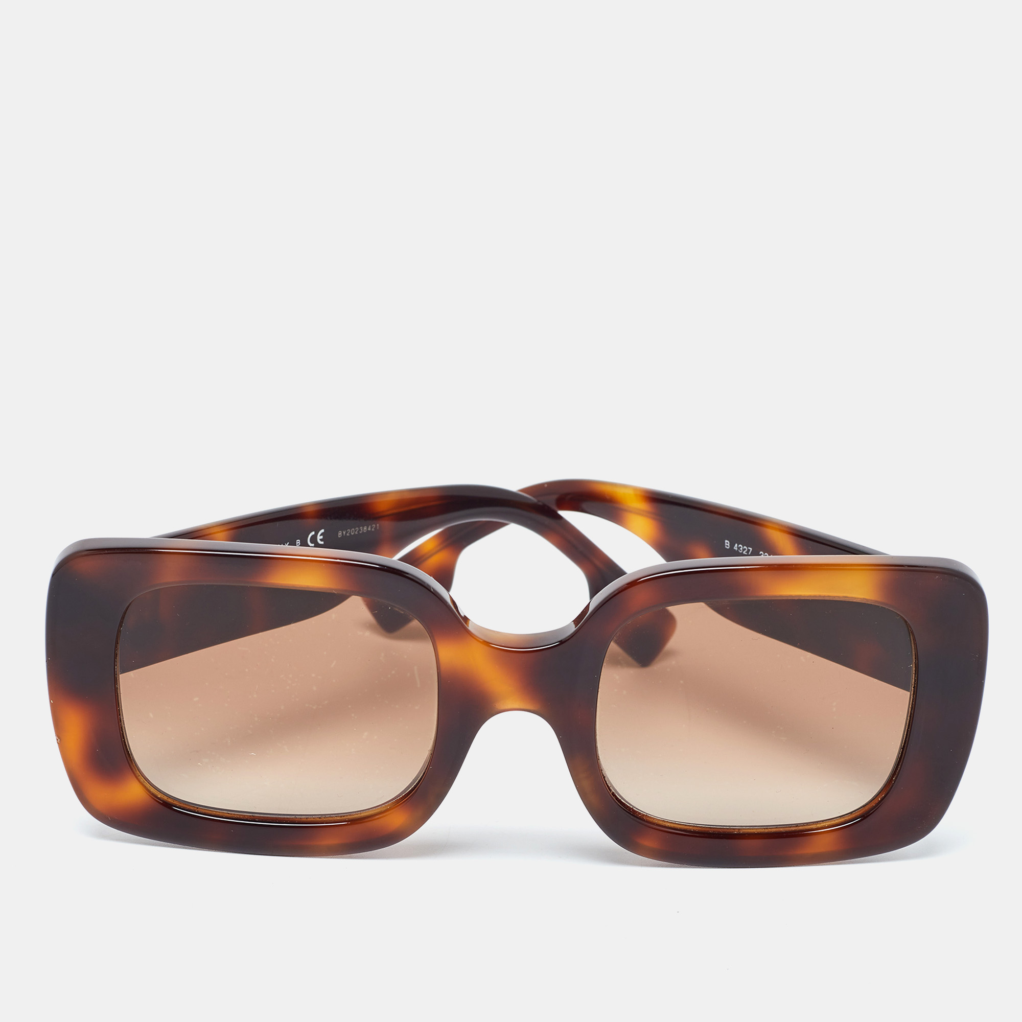 

Burberry Havana/Brown Gradient B4327 Delilah Rectangle Sunglasses